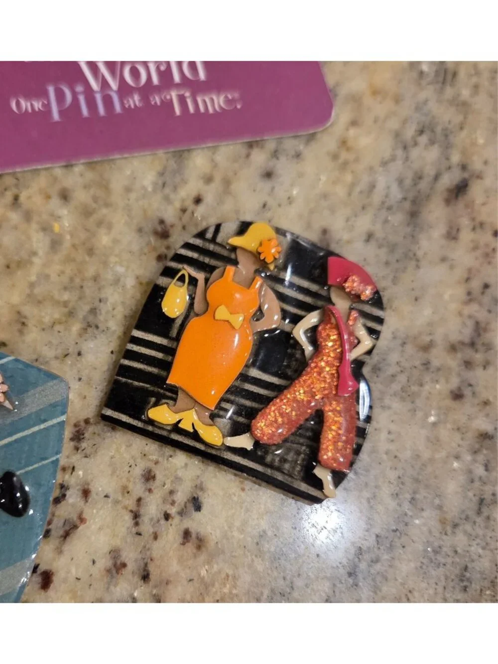 Vintage Lucinda Pin Brooch Lot of 5 Nurse Doctor Hospital Medical Artist Fashion